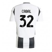 Fotbalové Dres Juventus Juan Cabal #32 Domácí 2024-25 Krátký Rukáv